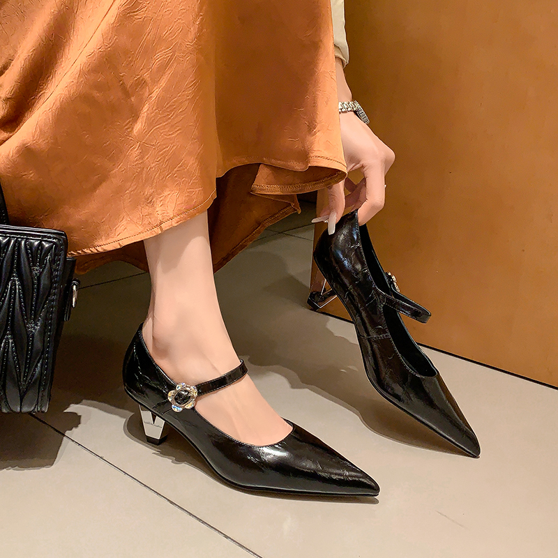 DJ时尚单鞋-A6267黑色