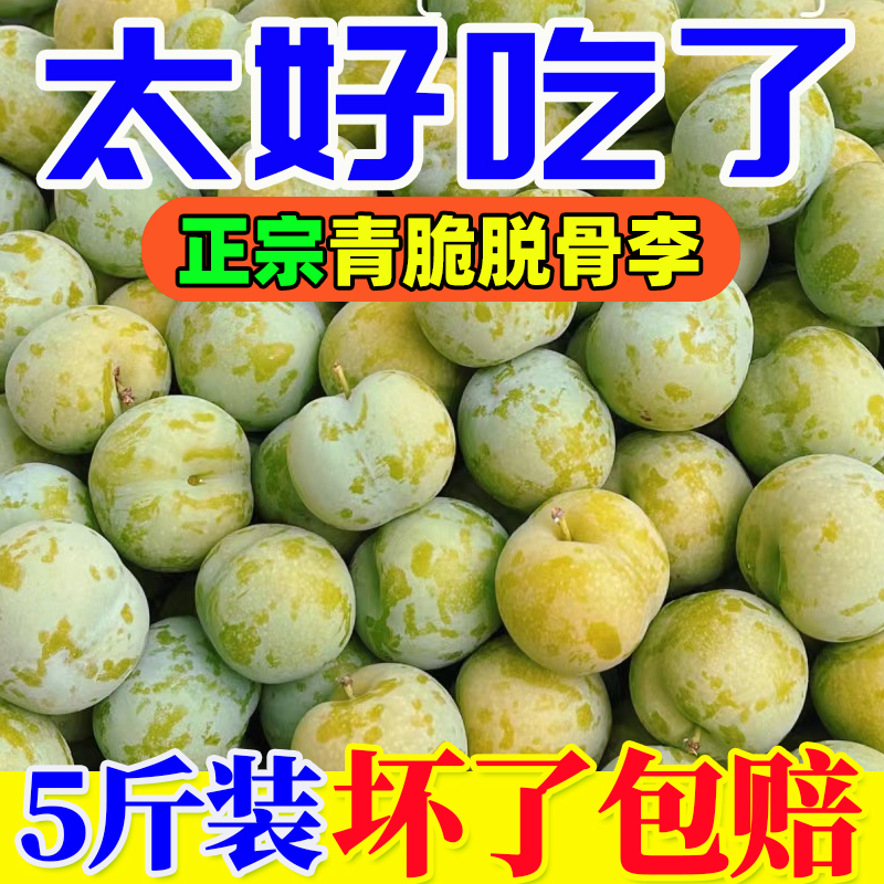 正宗四川贵州青脆脱骨李新鲜应季水果重庆贵州脱骨李脆甜多汁