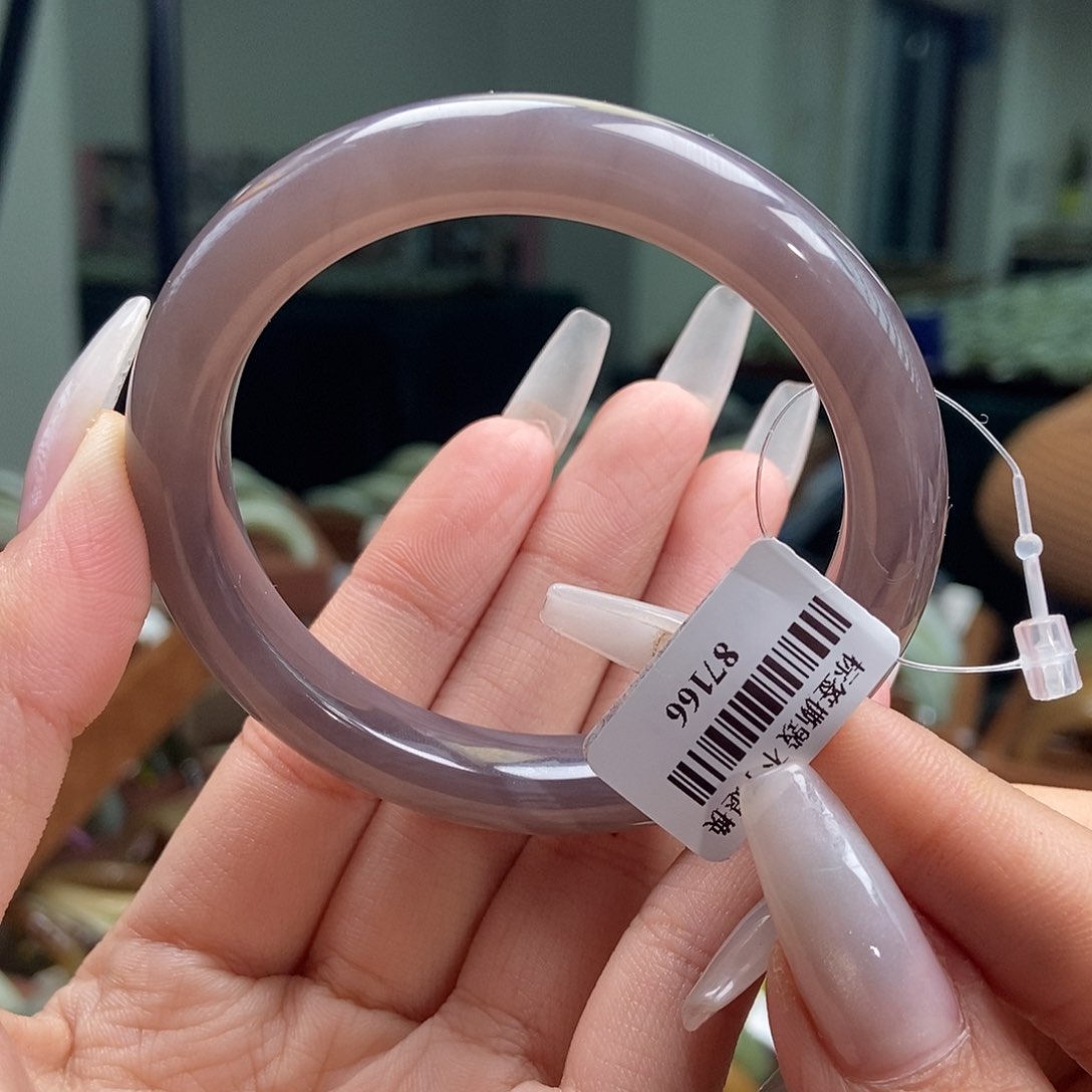 和田玉手镯未镶嵌54 55