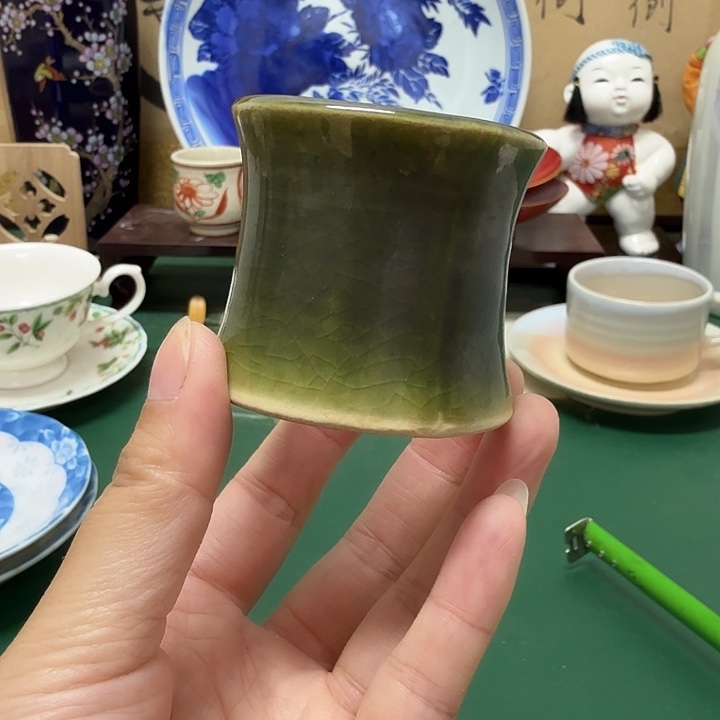 莱***雪中古工艺品瓷器瓷器