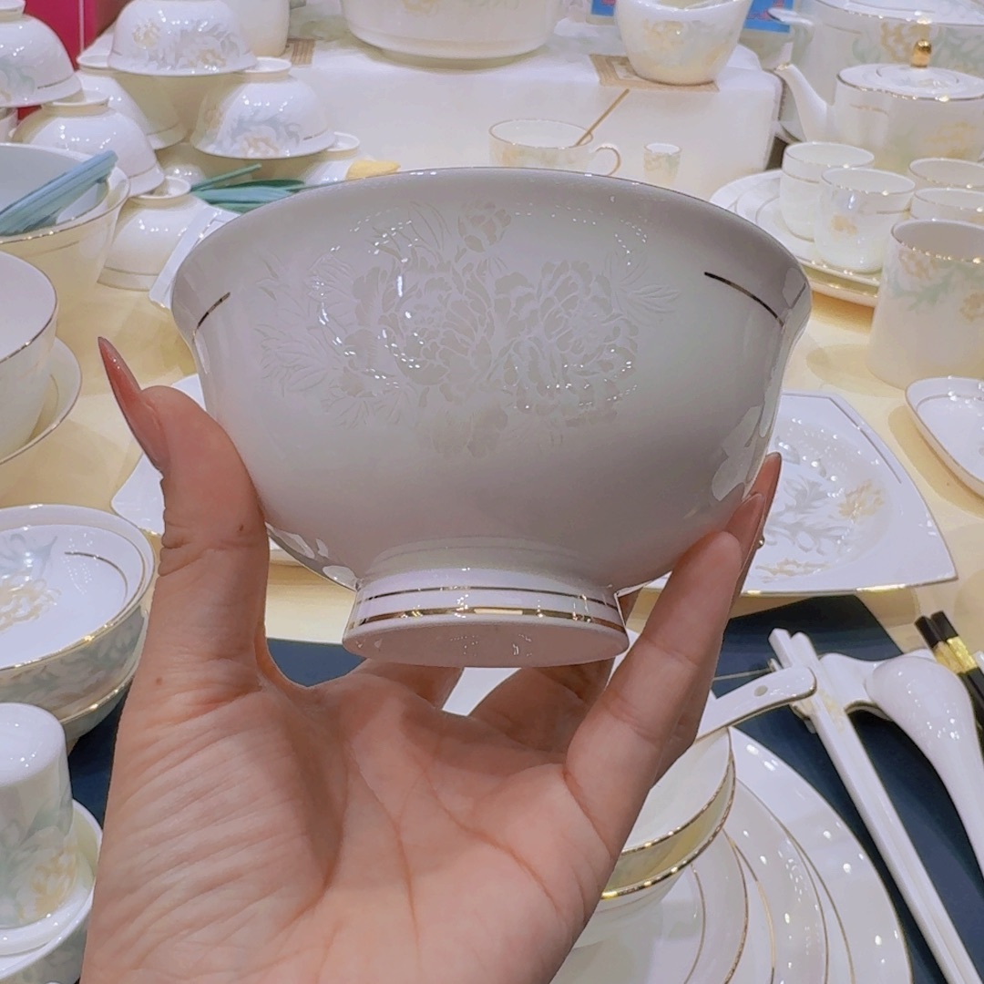 45%以上骨粉骨瓷晨光熹微单买碗盘