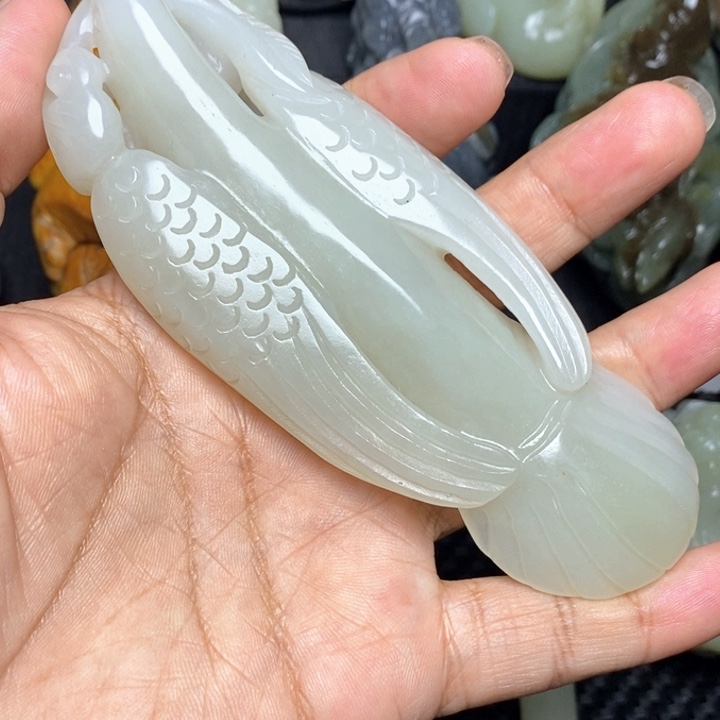 颈饰未镶嵌和田玉龙