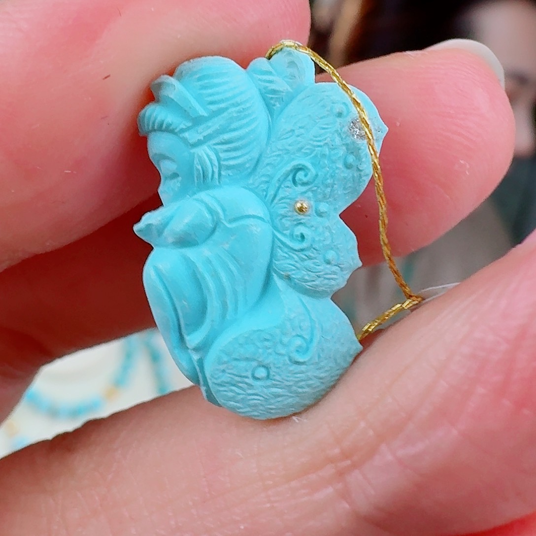 绿松石珠宝奇石未镶嵌