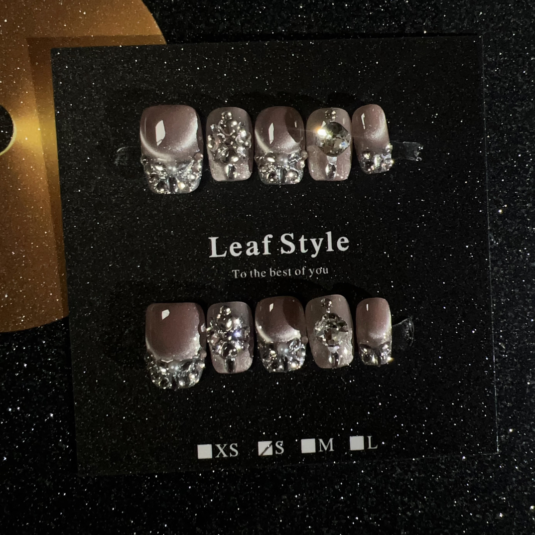 纯手工穿戴甲no退no换无果冻胶(两单包邮)