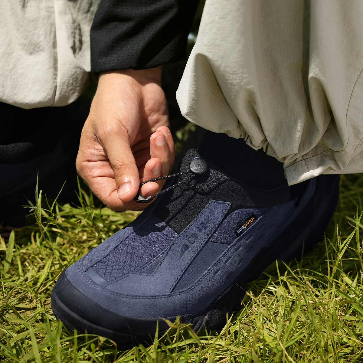 李宁秋冬考杜拉户外休闲鞋一脚蹬CF溯行山3 LITE AHCU035