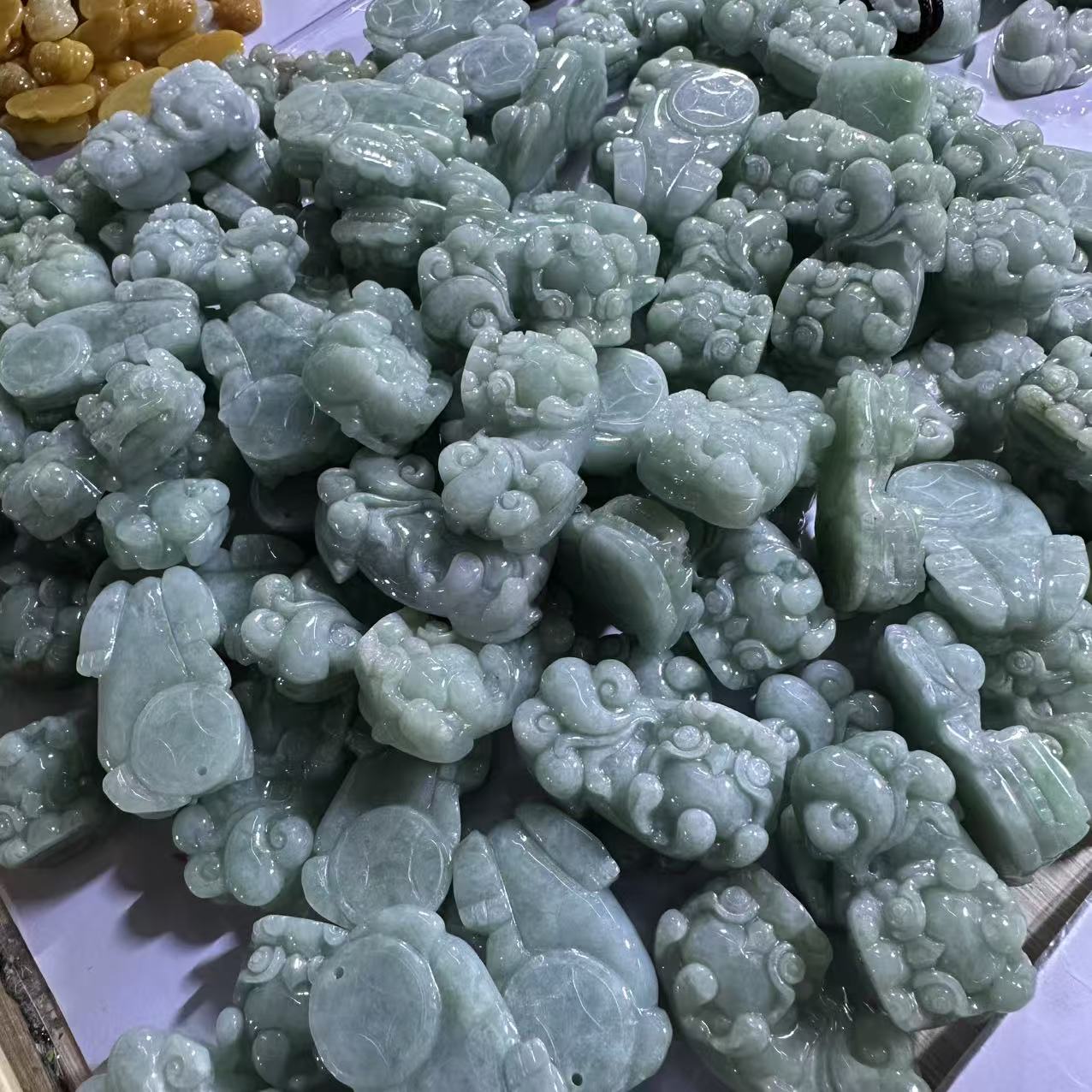 天然A货翡翠貔貅吊坠-f003-多样性发一