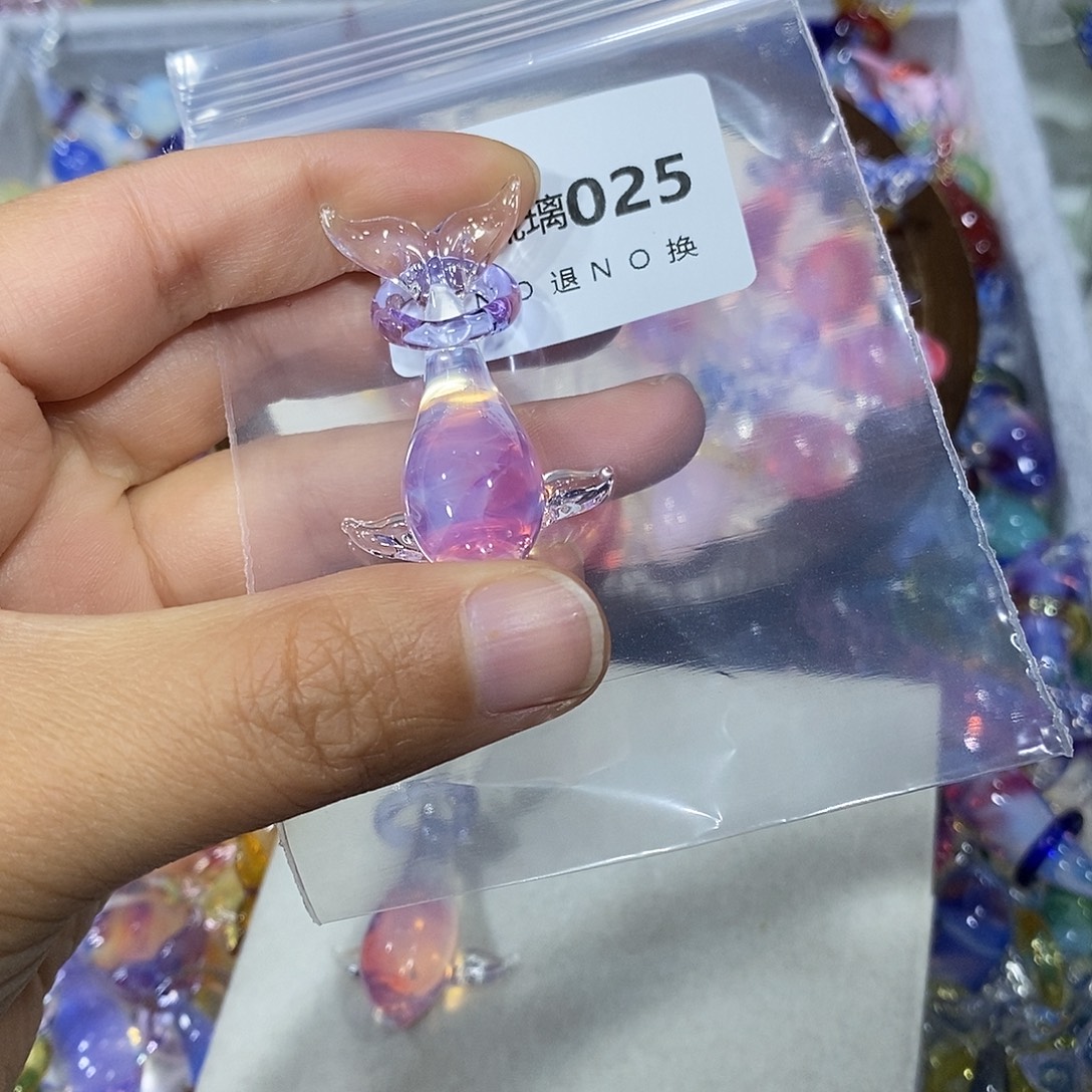 安***可颈饰玻璃25鲸鱼一个