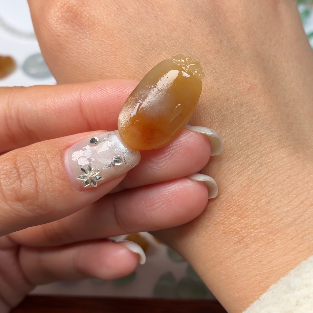 定制翡翠未镶嵌福瓜