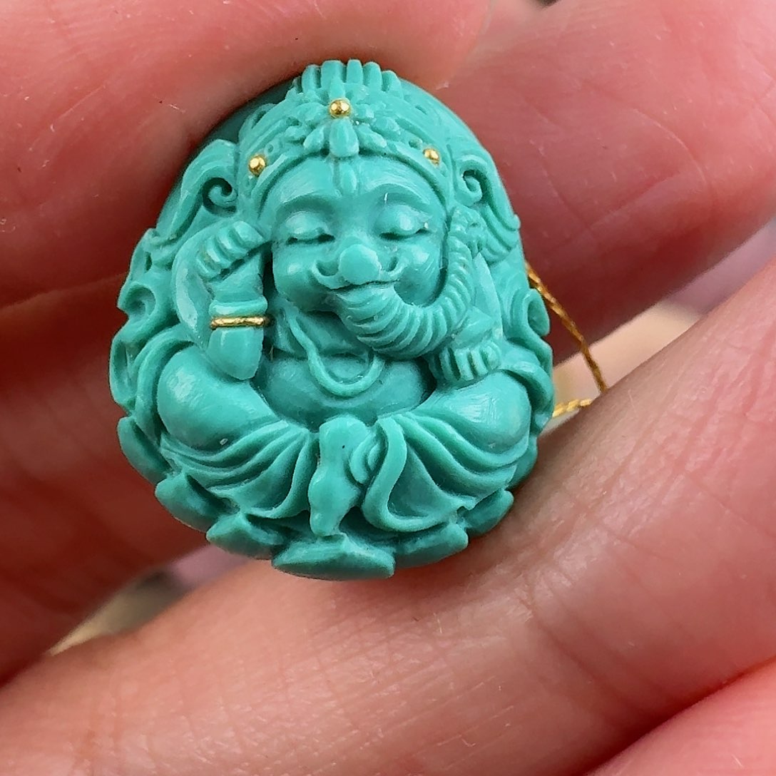 绿松石珠宝奇石未镶嵌