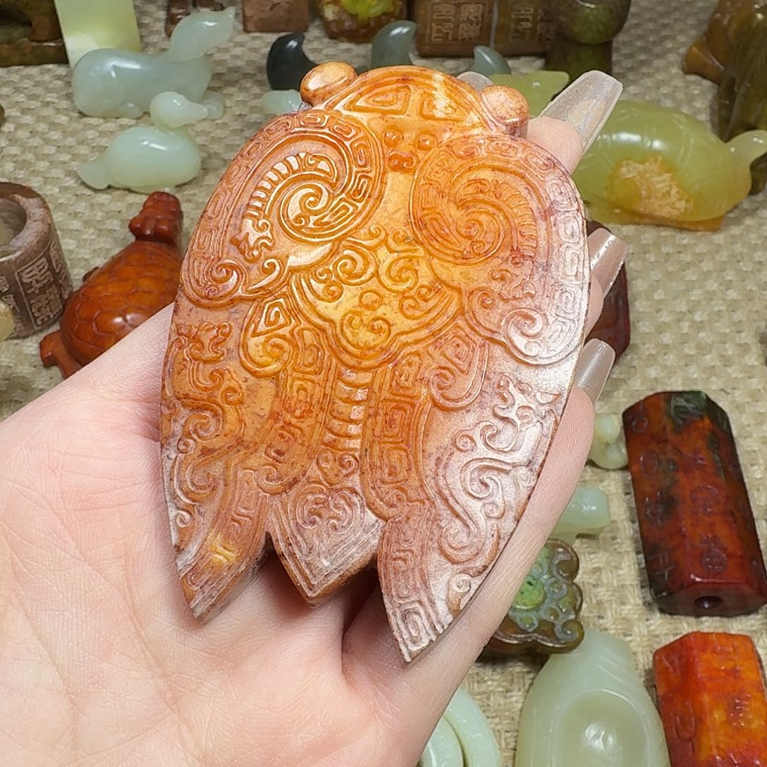 白玉菩提吊坠挂件