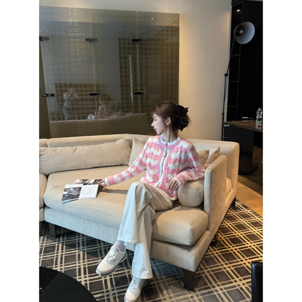 【Cikky定制】慵懒风常规款秋冬女修身型针织秋季长袖休闲毛针织衫