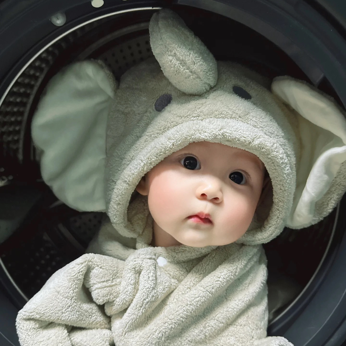 花生kids 巨吸水又可爱的浴巾