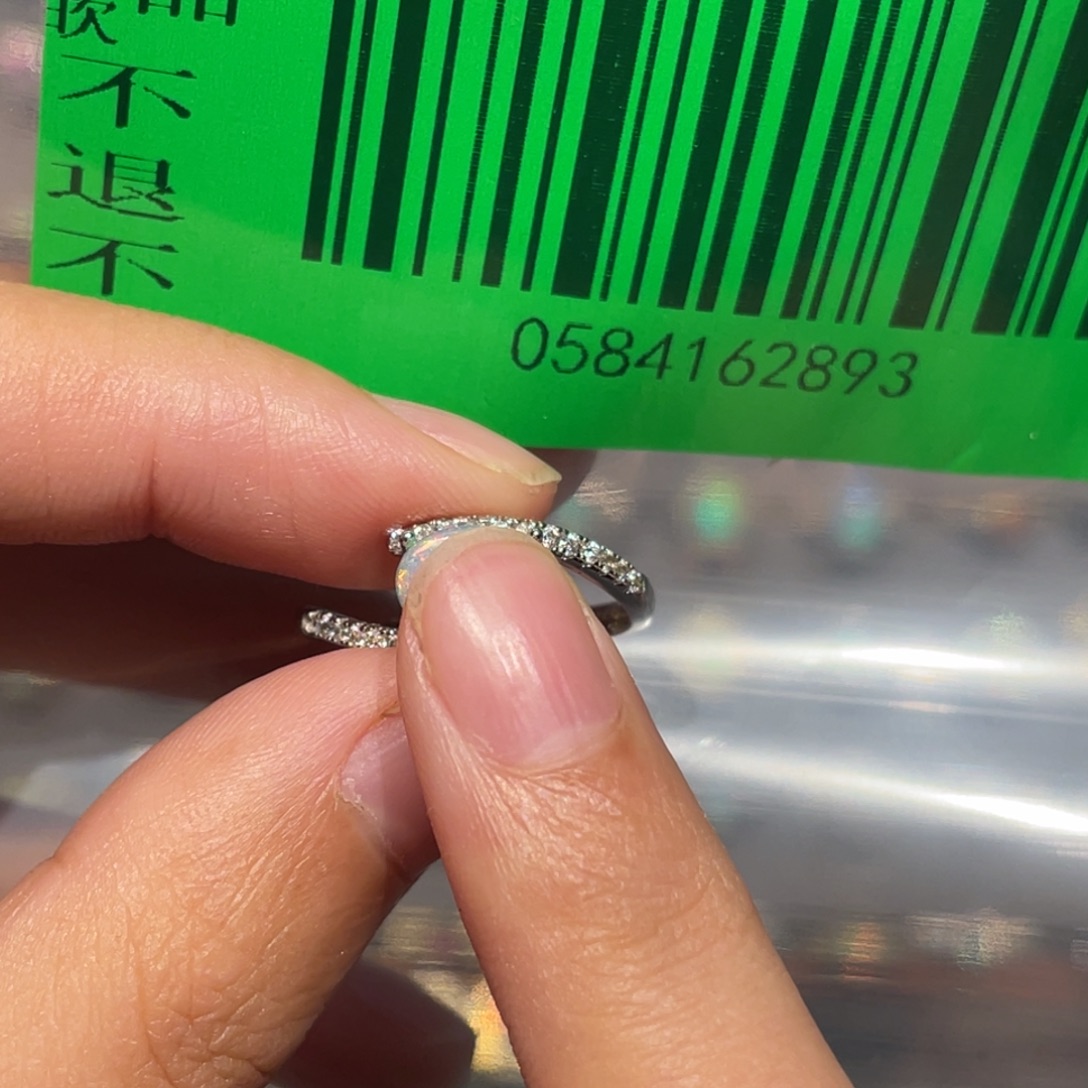 繁***夏欧泊银S925镶嵌欧泊戒指