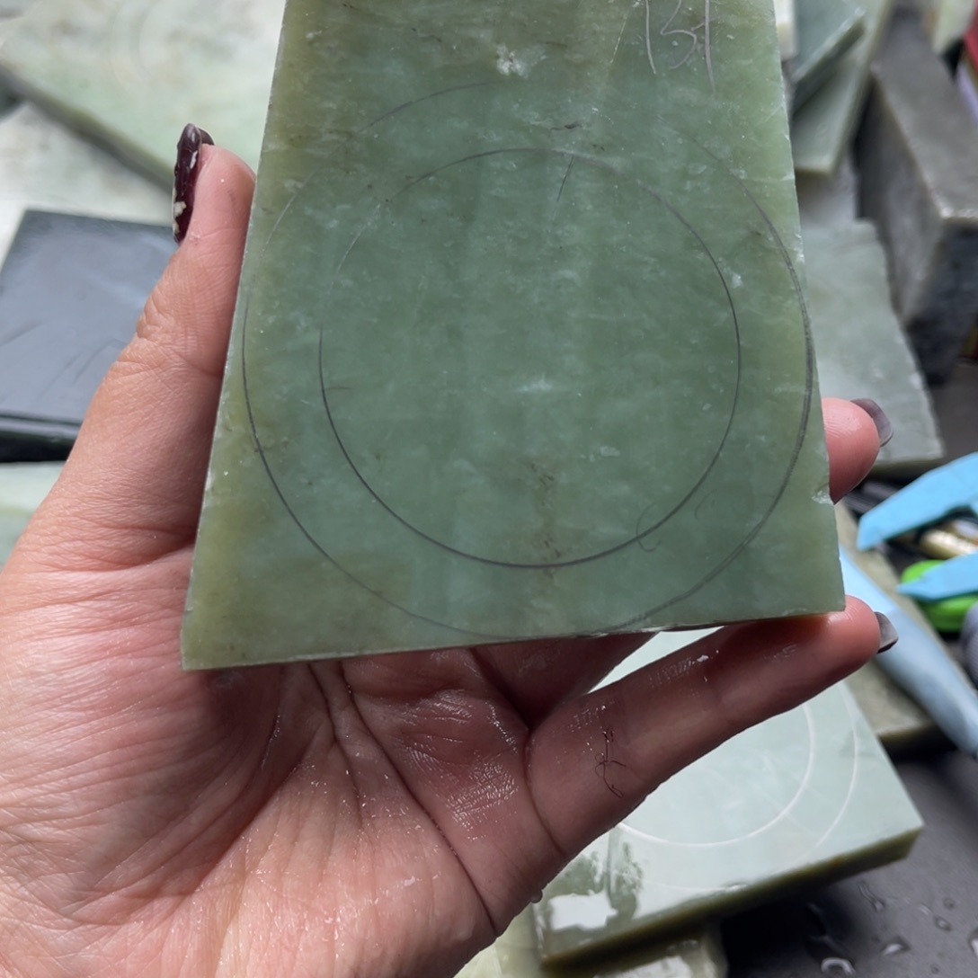 熙***熙和田玉未镶嵌手镯定制手镯