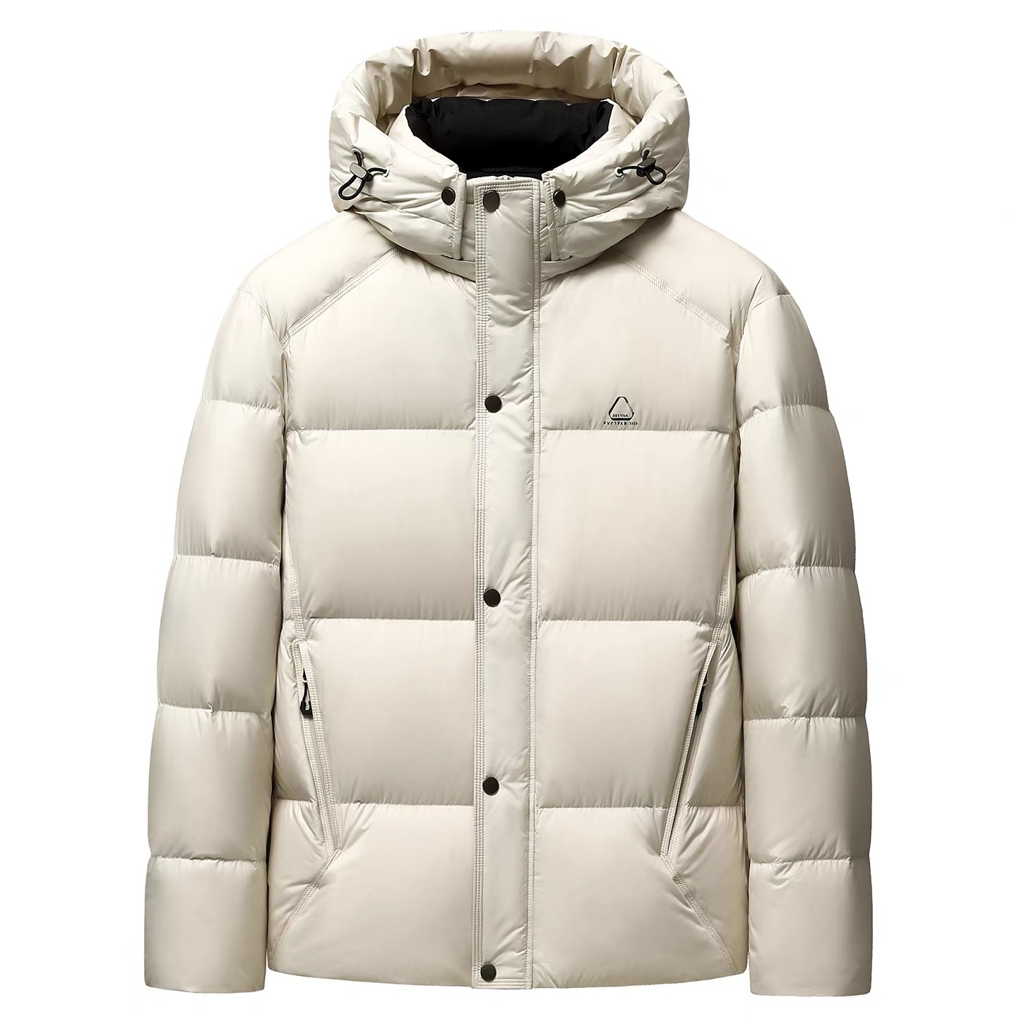 雅鹿同款羽绒服保暖连帽可脱卸男士立领加厚羽绒面包服男装休闲