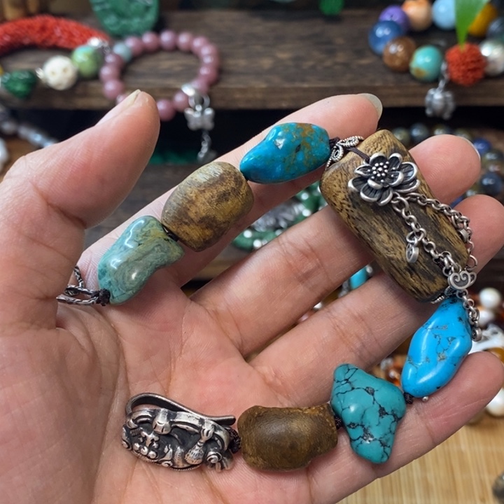 手链未镶嵌南红玛瑙小****搭