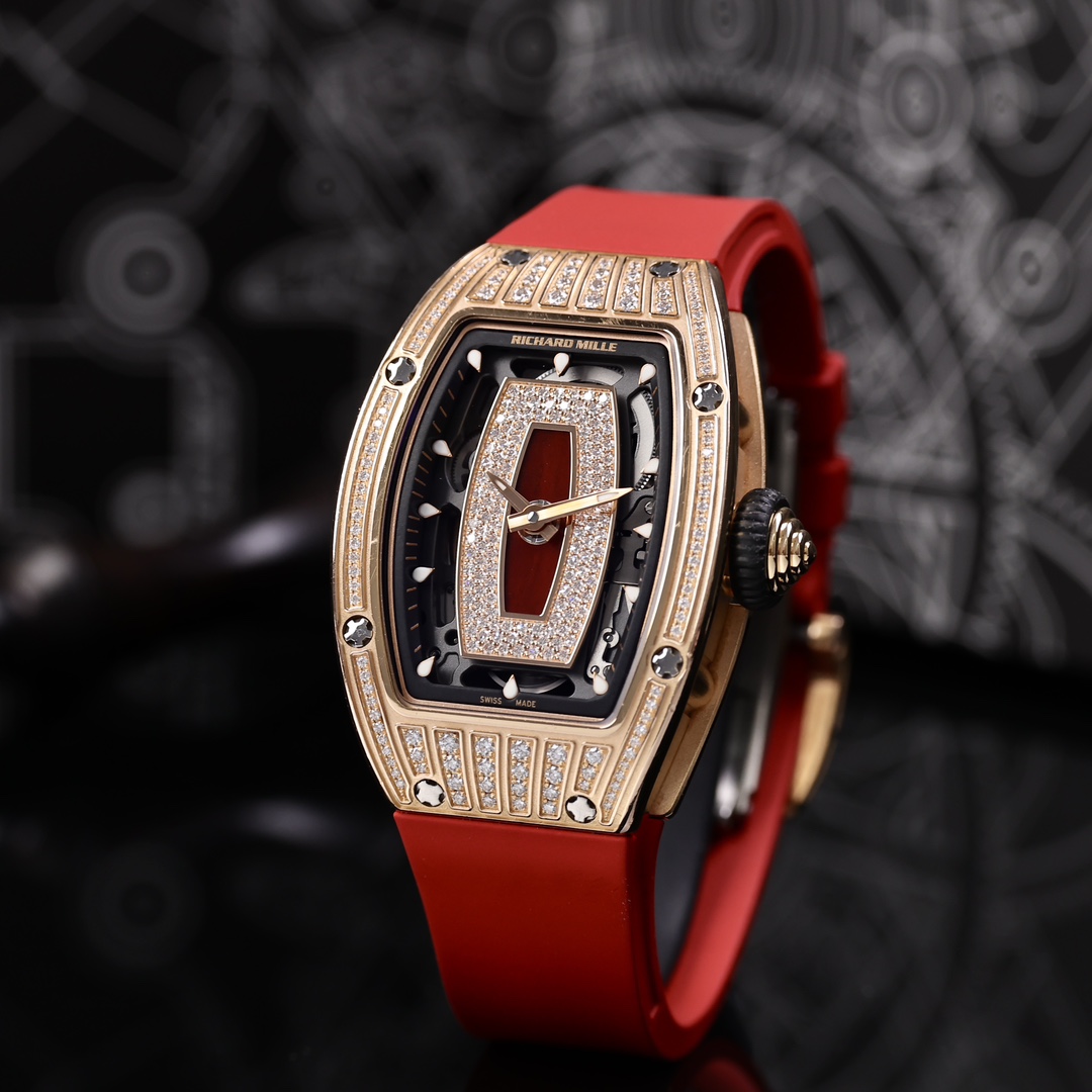95新 理查德米勒米尔  RM07-01 玫瑰金  颜值天花板  2017年保卡