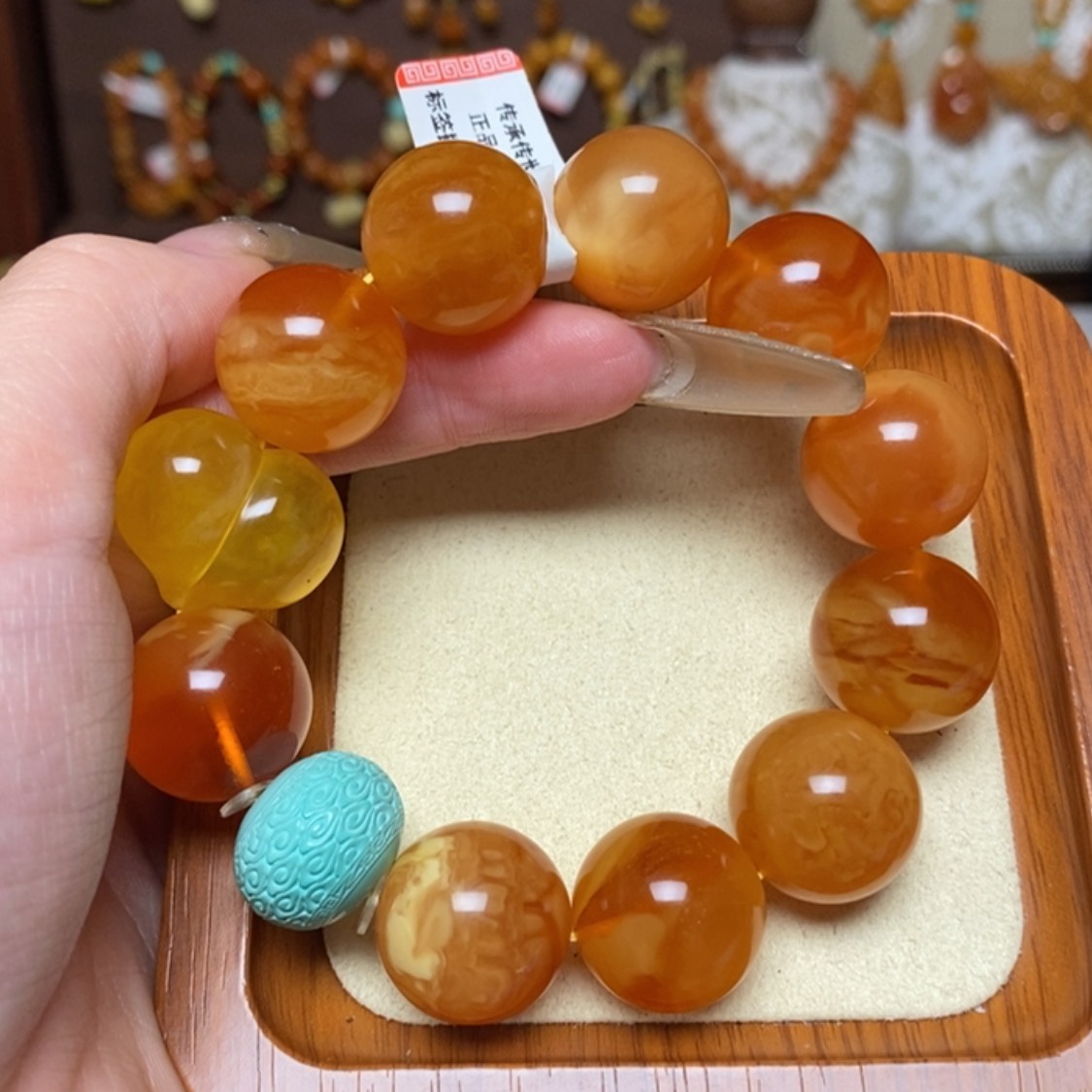 【闪购商品】手链蜜蜡未镶嵌手串