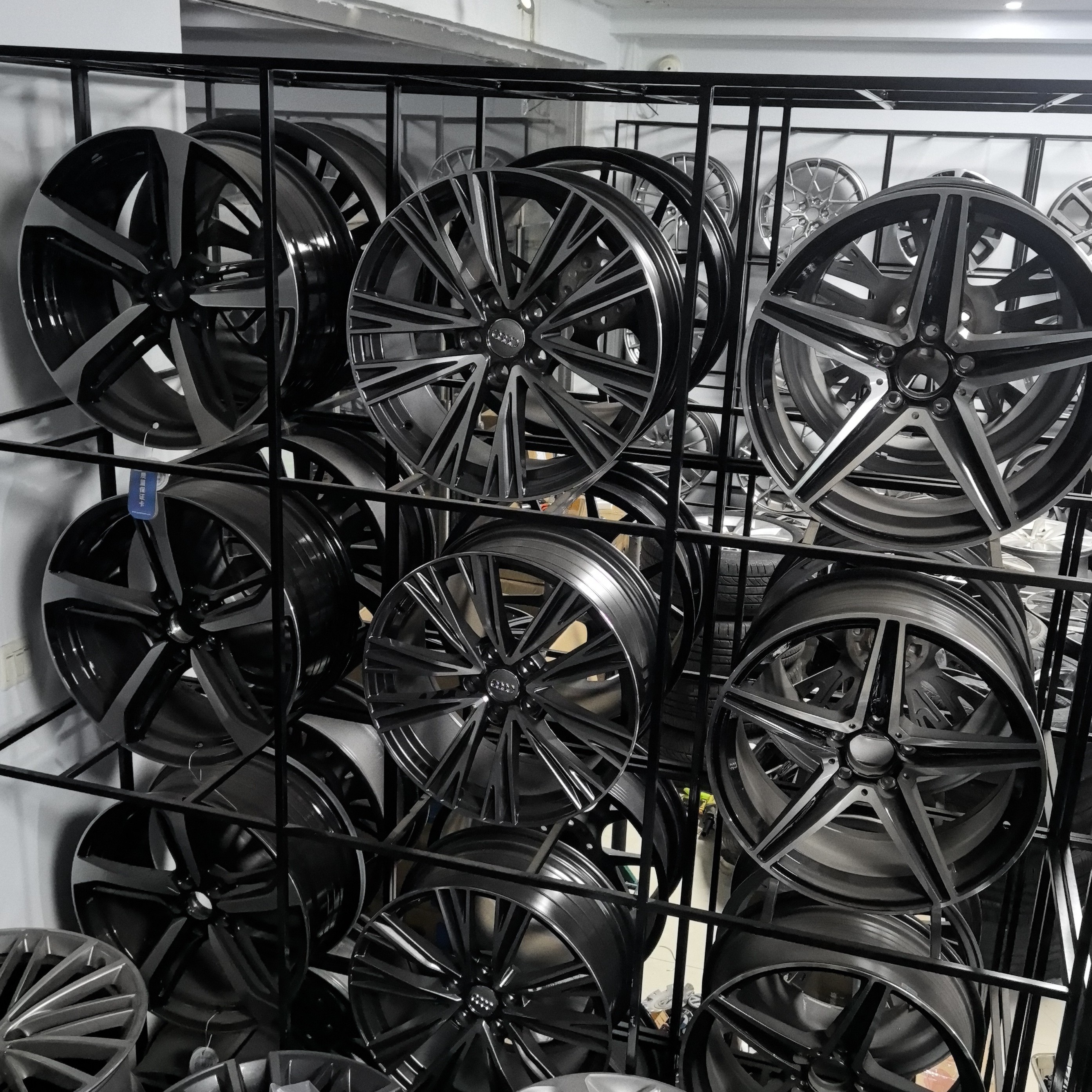 树杈轮毂奥迪18寸19寸轮毂配件盖子