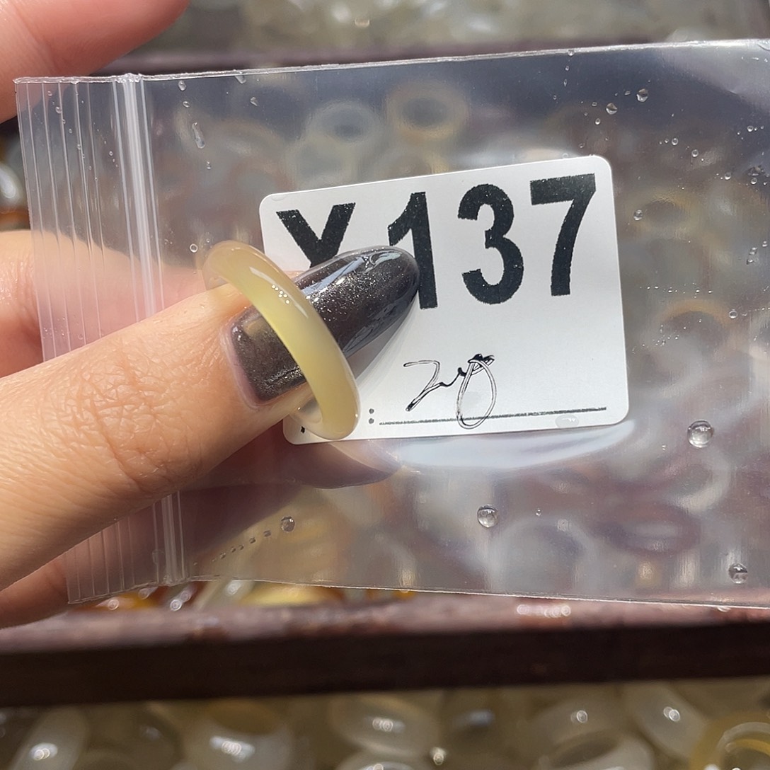 玛瑙/玉髓未镶嵌戒指137