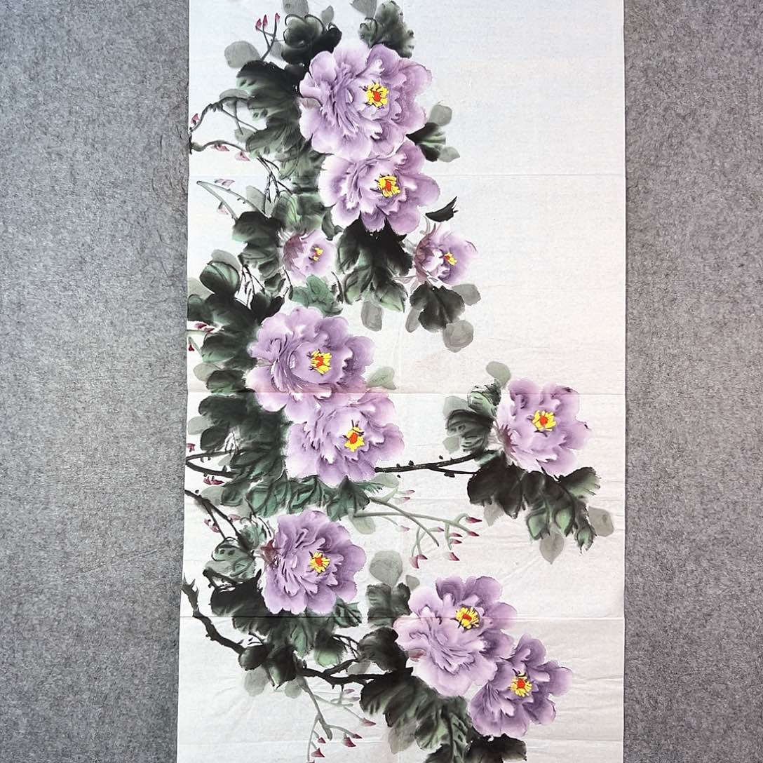 国画205 牡丹等植物资源丰富的