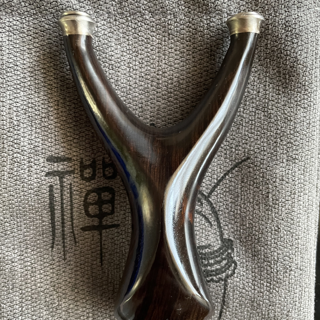 精品高密度乌木紫光檀钛合金快压龙鳞外弓门80撑头15