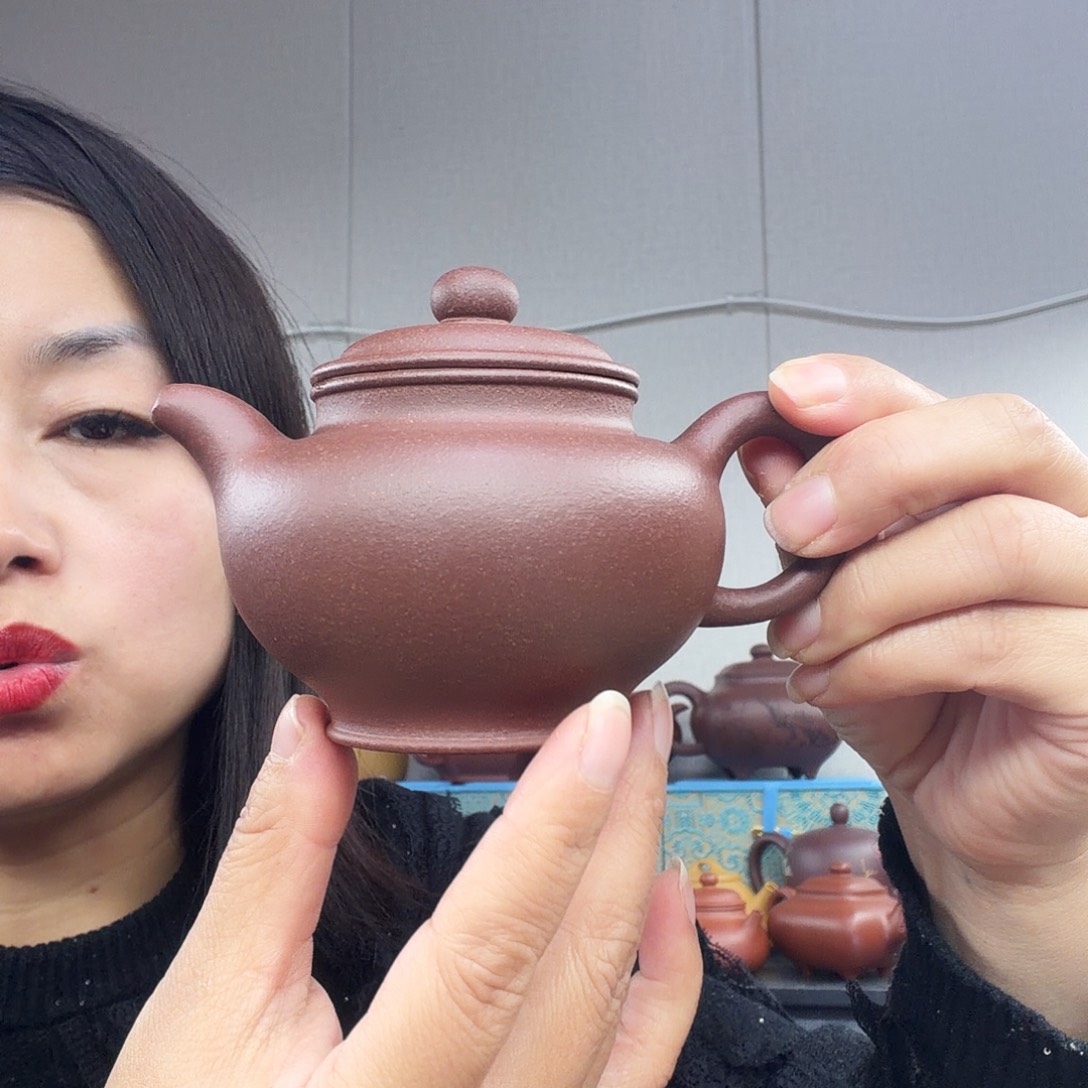 掇只壶170cc紫泥的
