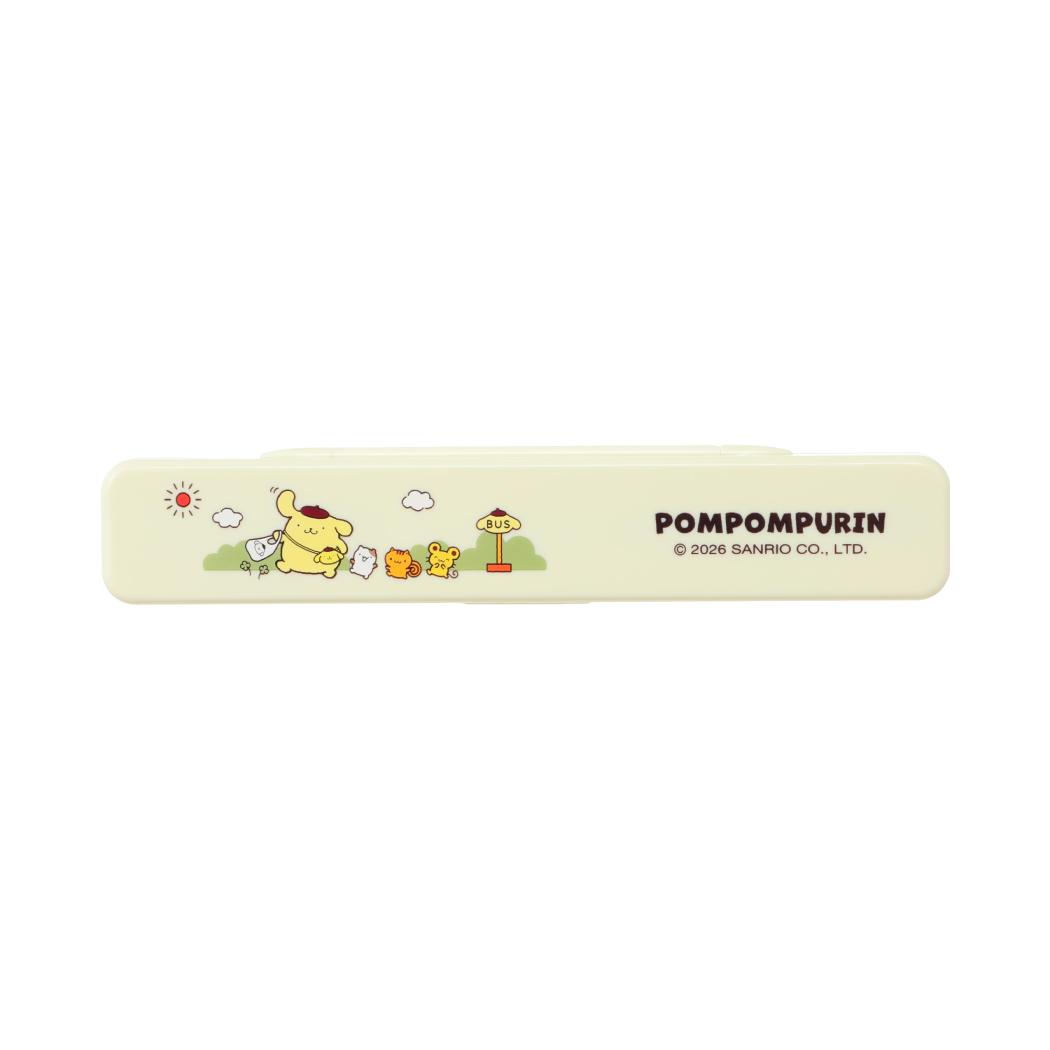 Sanrio characters一起出发联名系列餐具3件套-布丁狗&名创优品