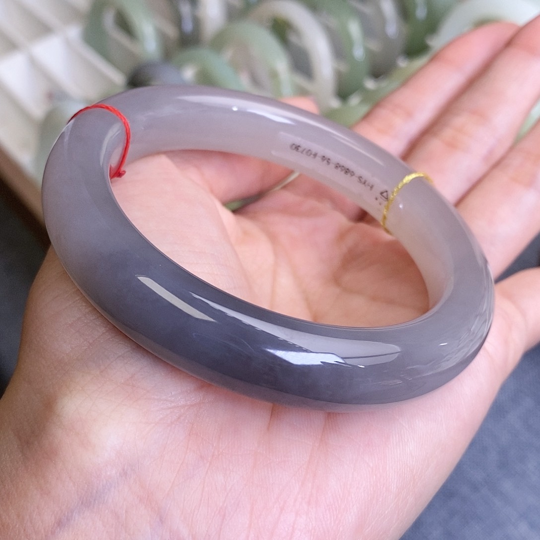 和田玉手镯未镶嵌丫**n56.3