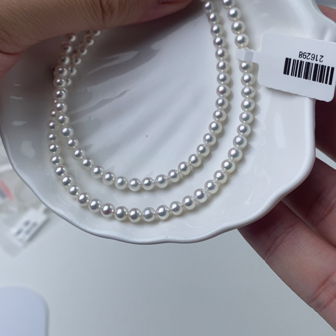 淡水珍珠银S925镶嵌项链216298