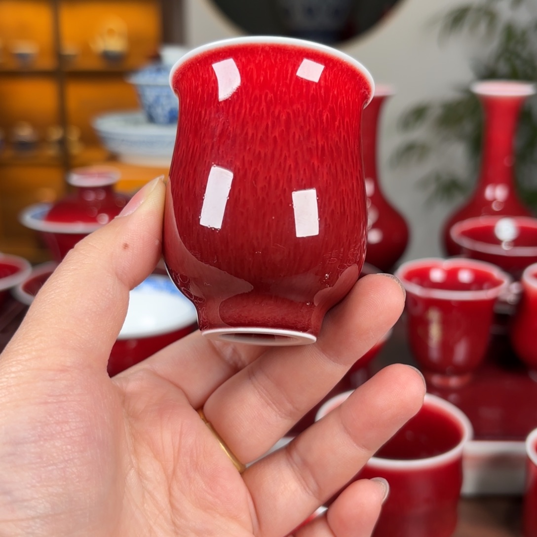 摆件景德镇高温原矿釉