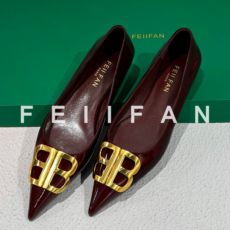 平底单鞋女2025秋冬新款气质高级法式绝美软底尖头鞋子7807