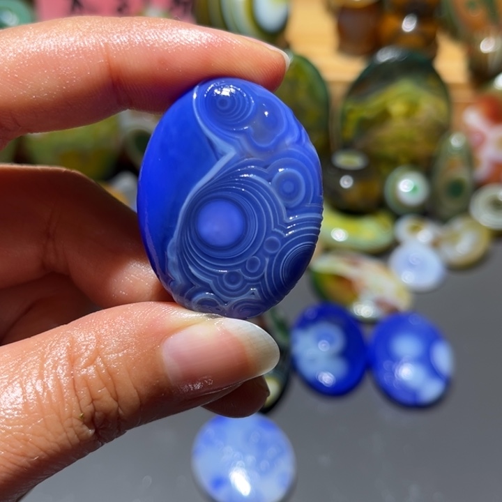 心***熙玛瑙/玉髓未镶嵌颈饰