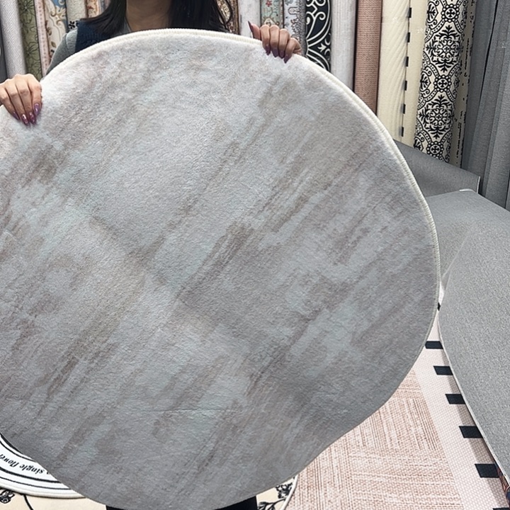 混纺加厚棉布底仿羊绒直径一米圆全新特价福利