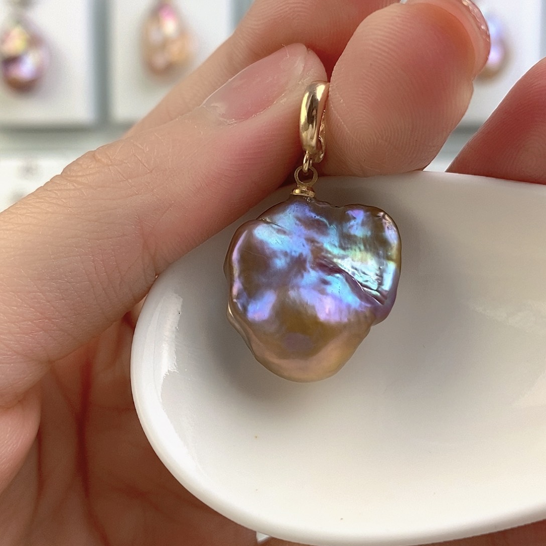 淡水珍珠颈饰合金