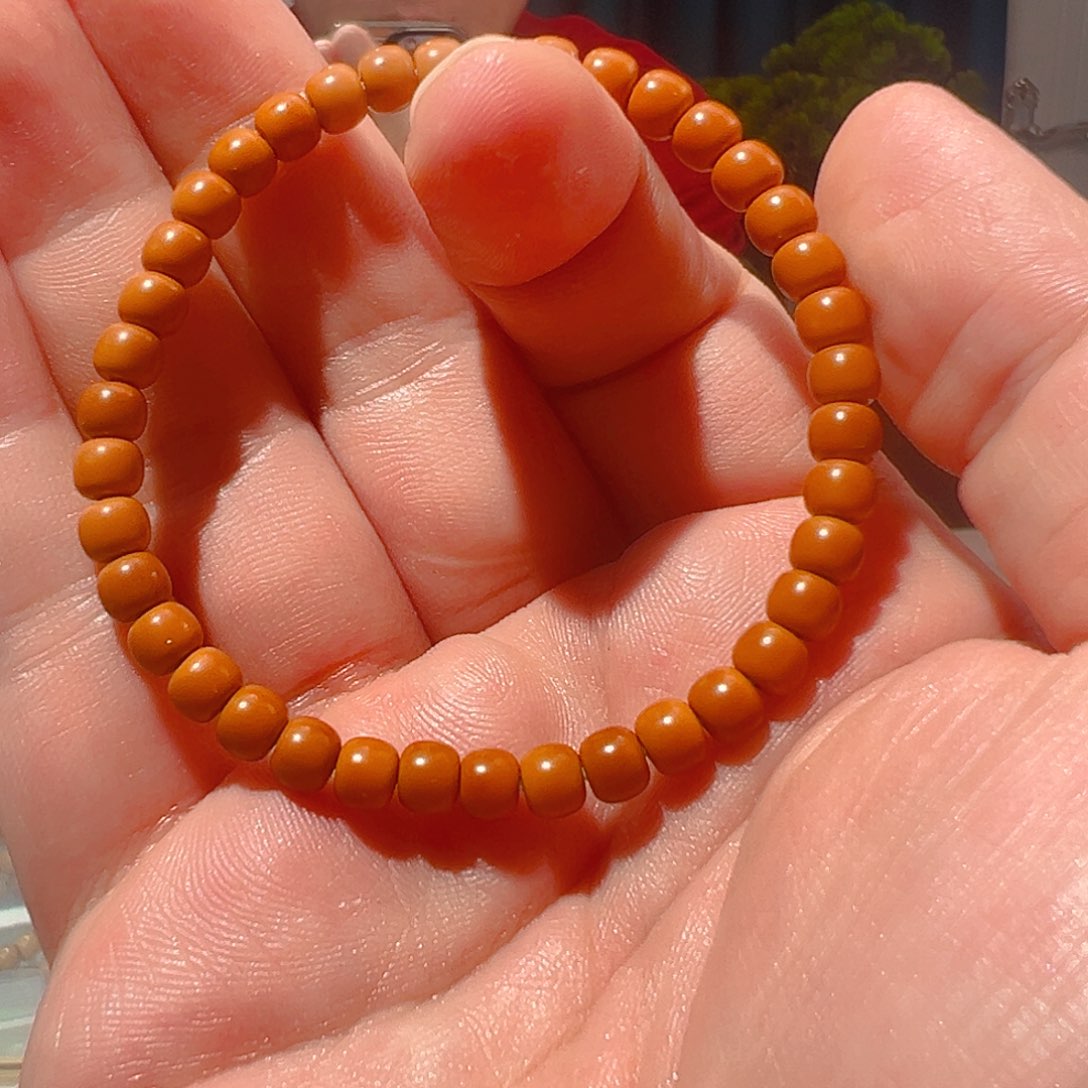 橄榄核手串老挝核尖5.8老型