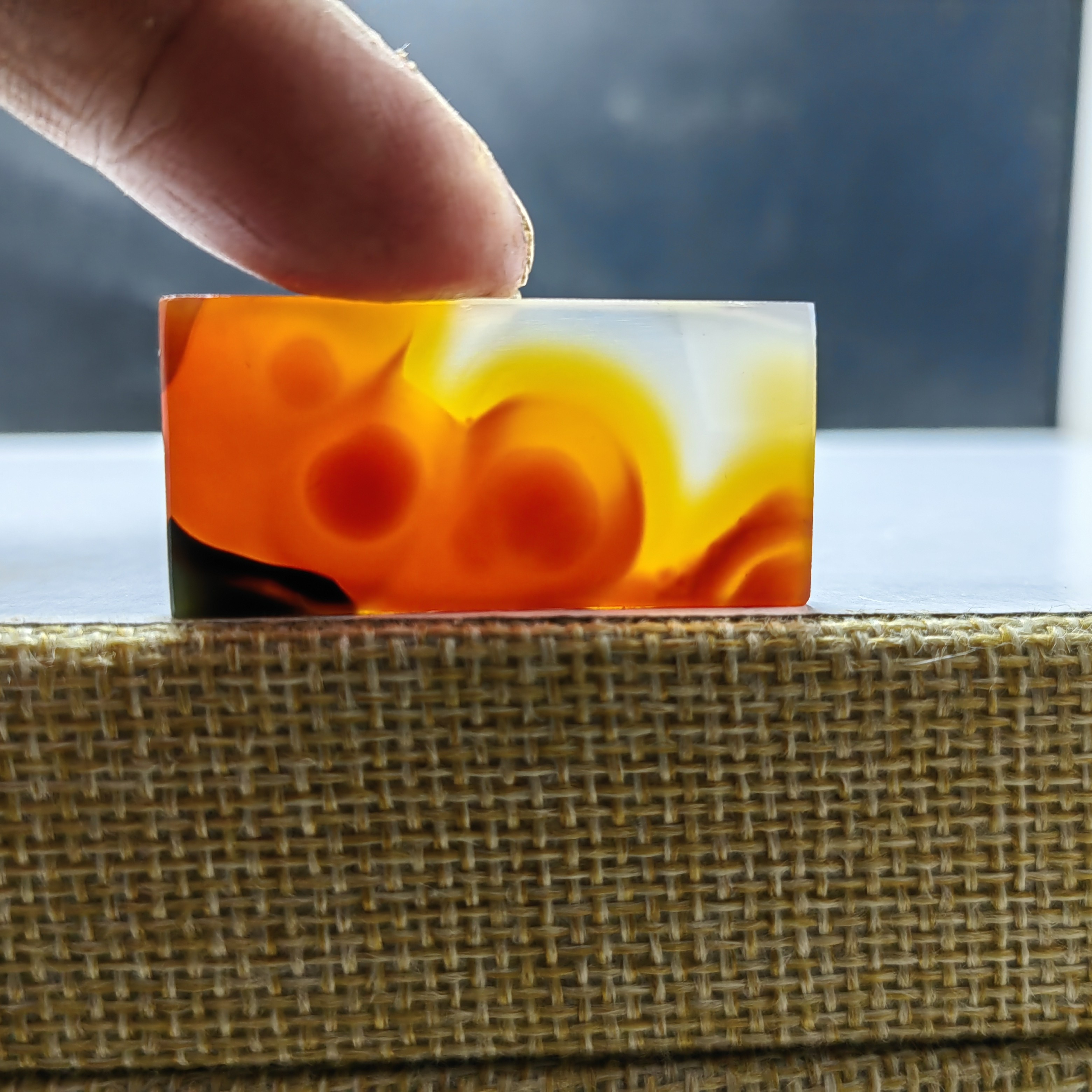 巴西海洋玉髓玛瑙草花象形纯天然吊坠风景男女水滴挂件山水意境画