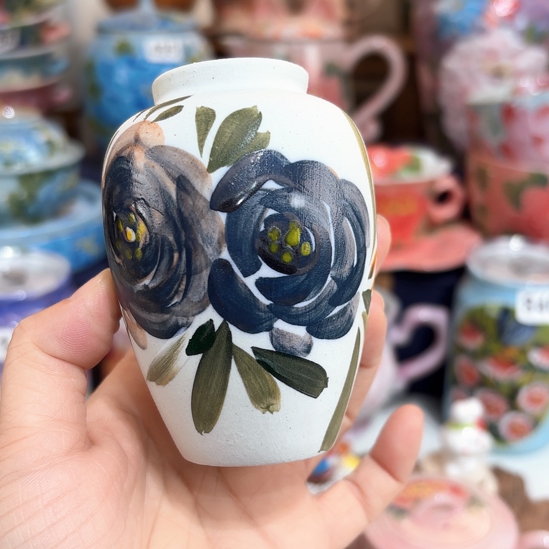 景德镇手绘高温釉下彩陶瓷茶具