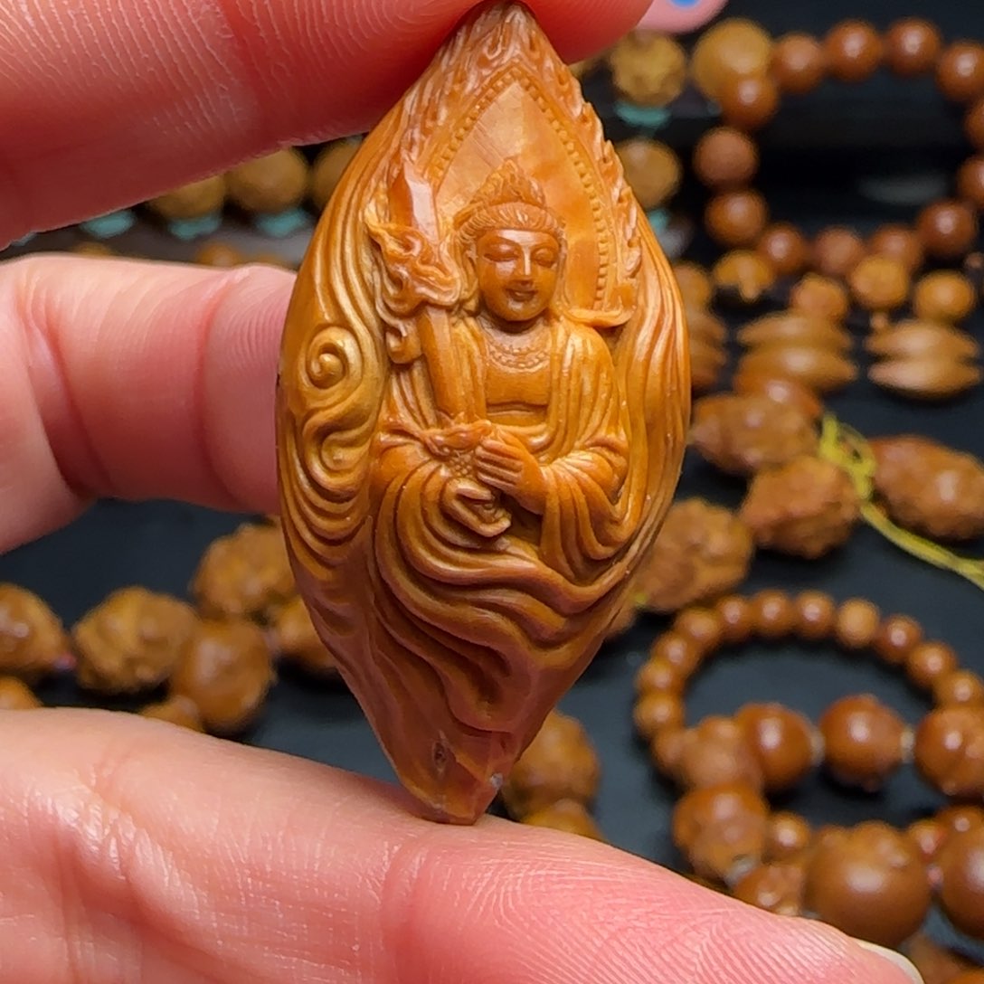 橄榄核手串/手链壹*水纯手工文殊