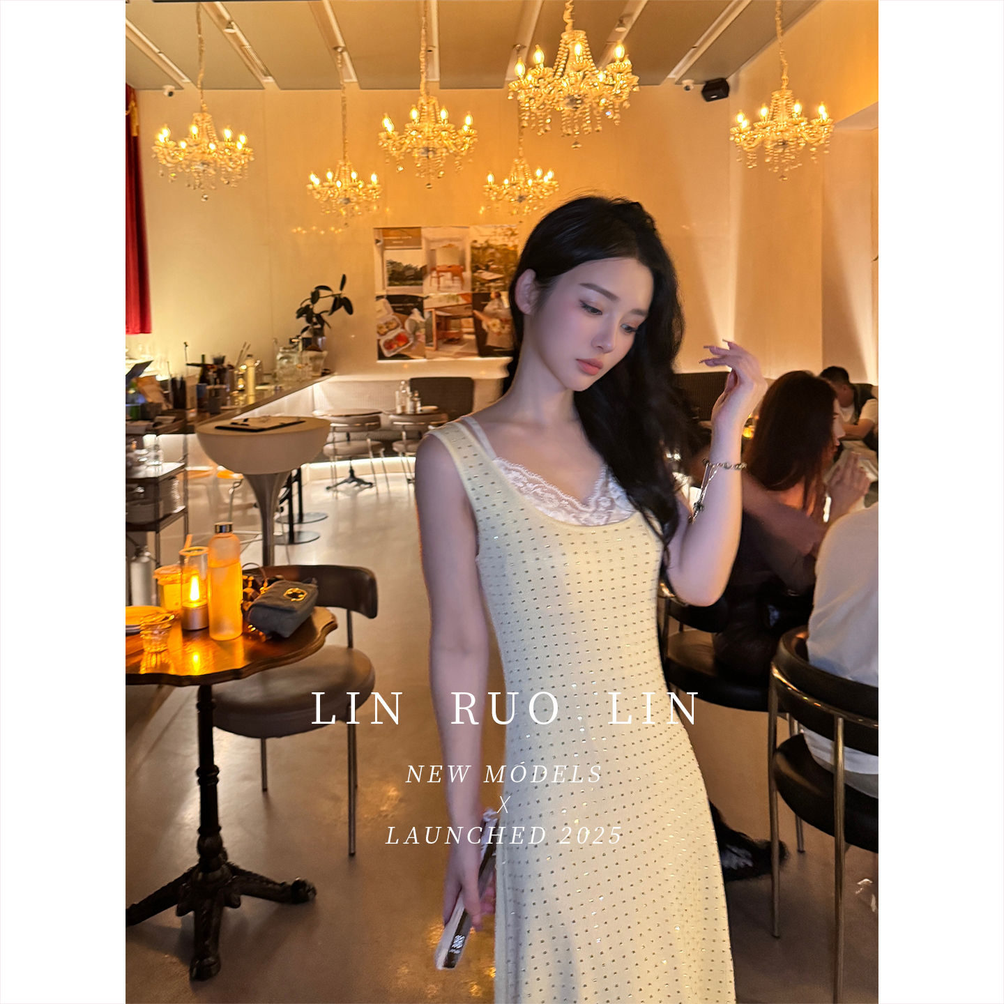 LRL【鎏金漫语】原创设计法式千金风连衣裙RL20256013