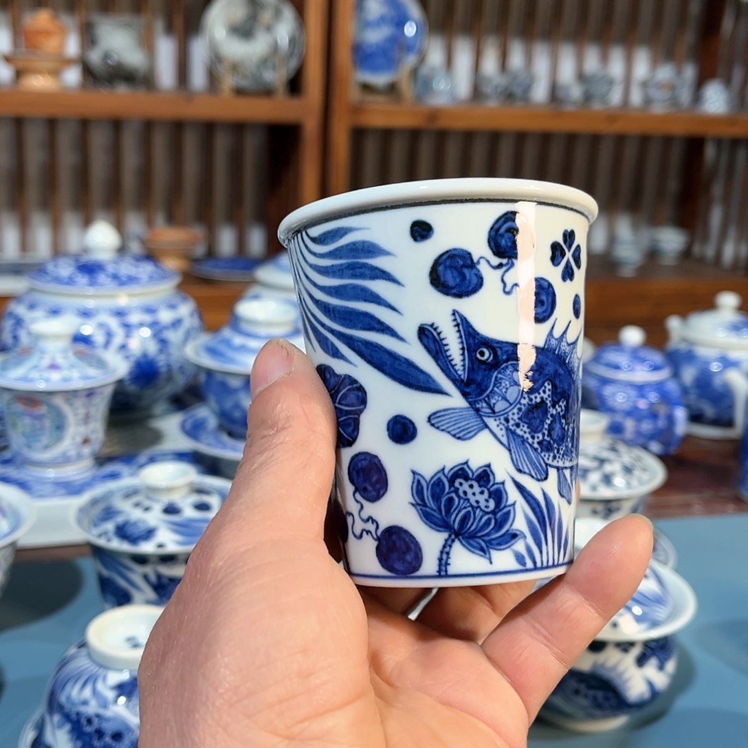 錡镇堂手工手绘杯