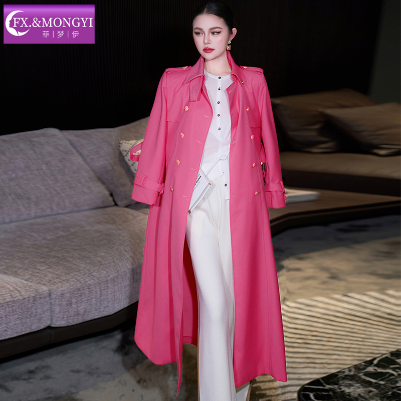 菲梦伊新款时尚风衣68257