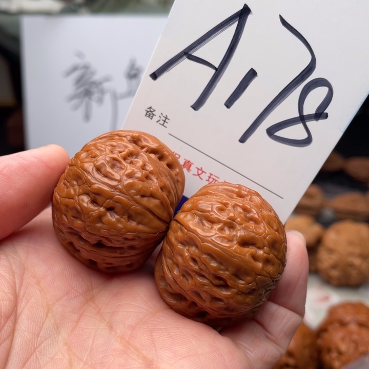 桃核把件文玩核桃铁锤35