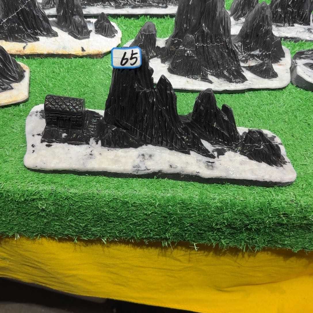 石材鱼缸造景石头摆件