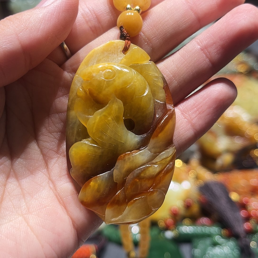 未镶嵌岫玉毛衣链