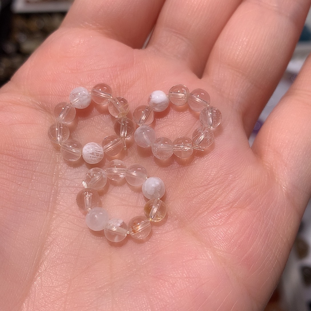 水晶未镶嵌颈饰多样化发3个032