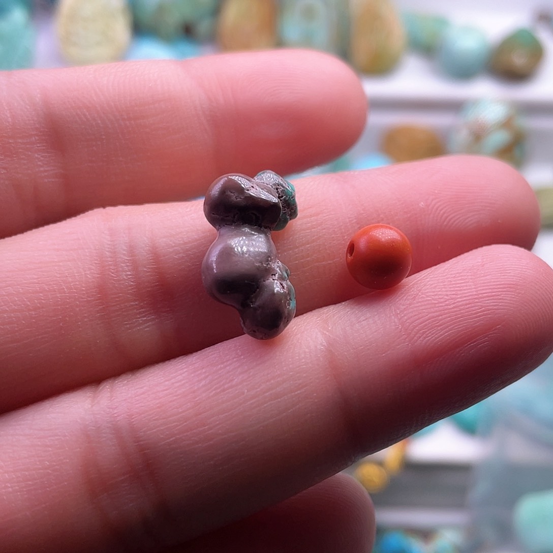 南红玛瑙颈饰未镶嵌