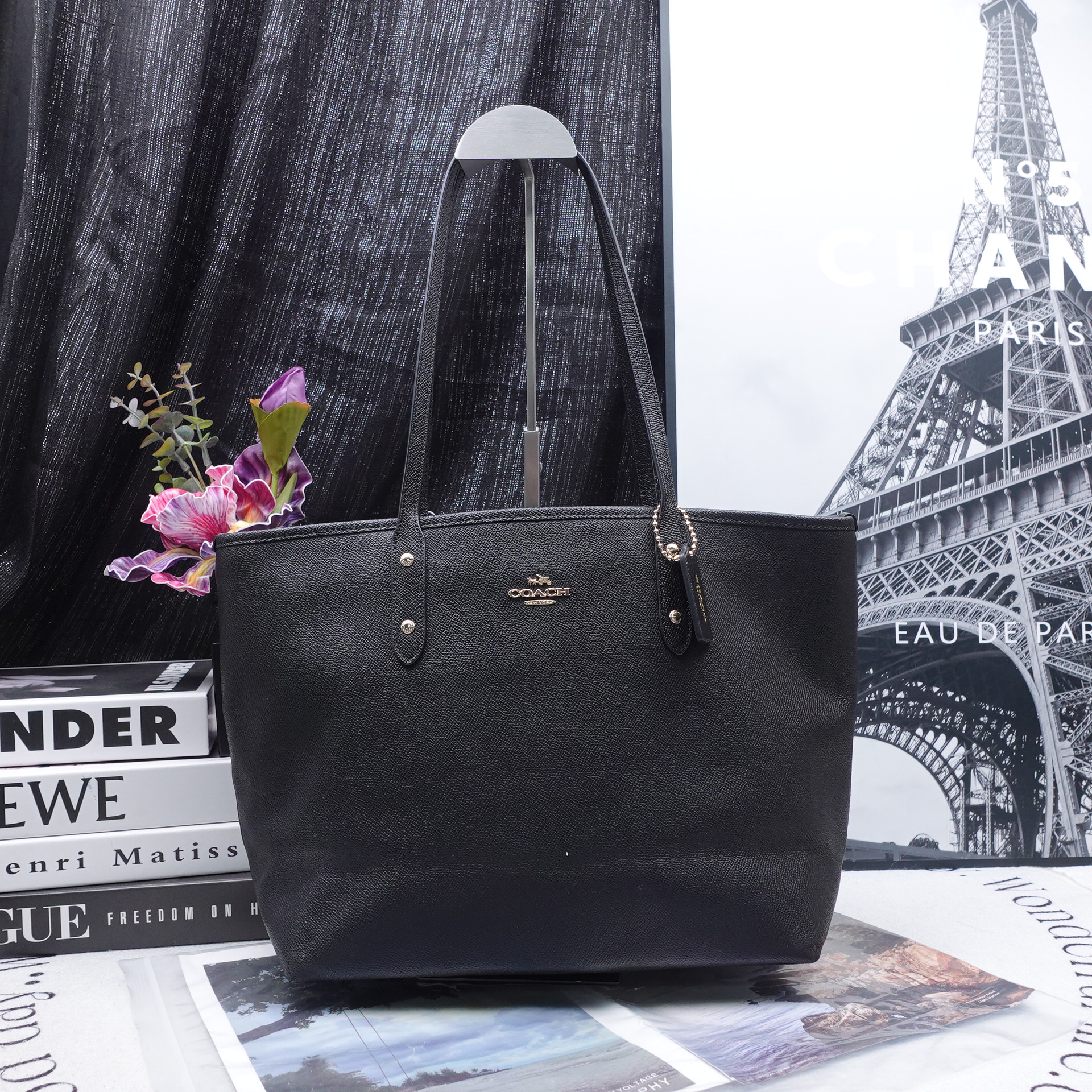 95新 COACH/蔻驰 手提包/T10215322