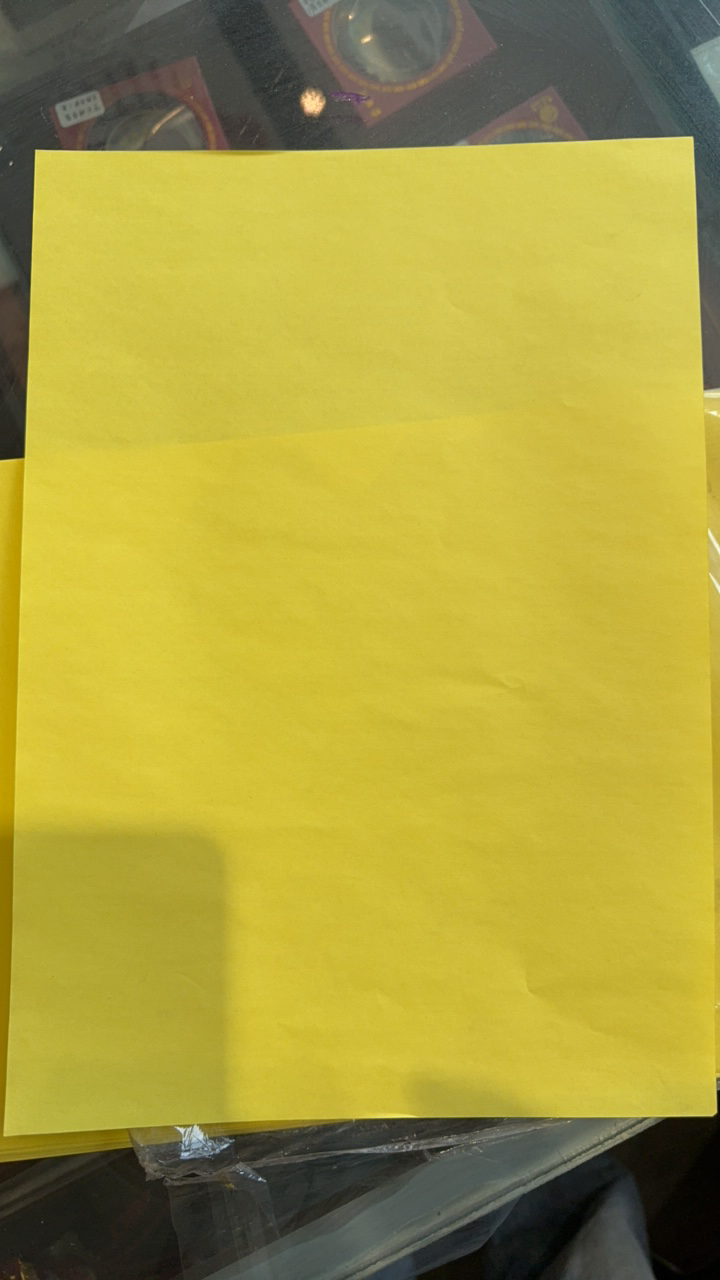 黄色的纸，办事的纸 30刀