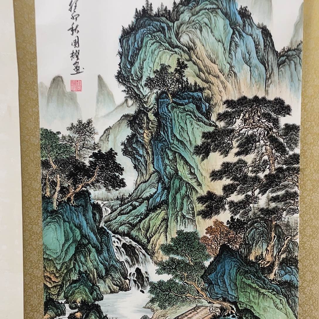国画老师手笔手绘作品y